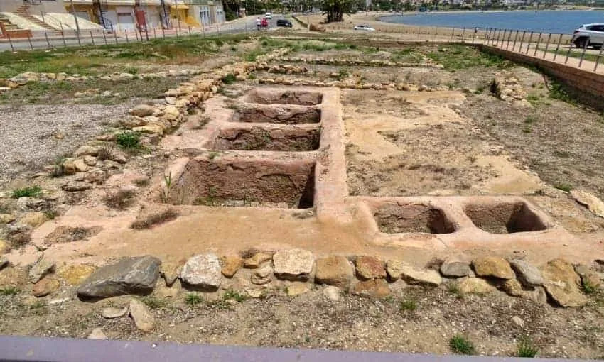 villa romana en Puerto de Mazarrón