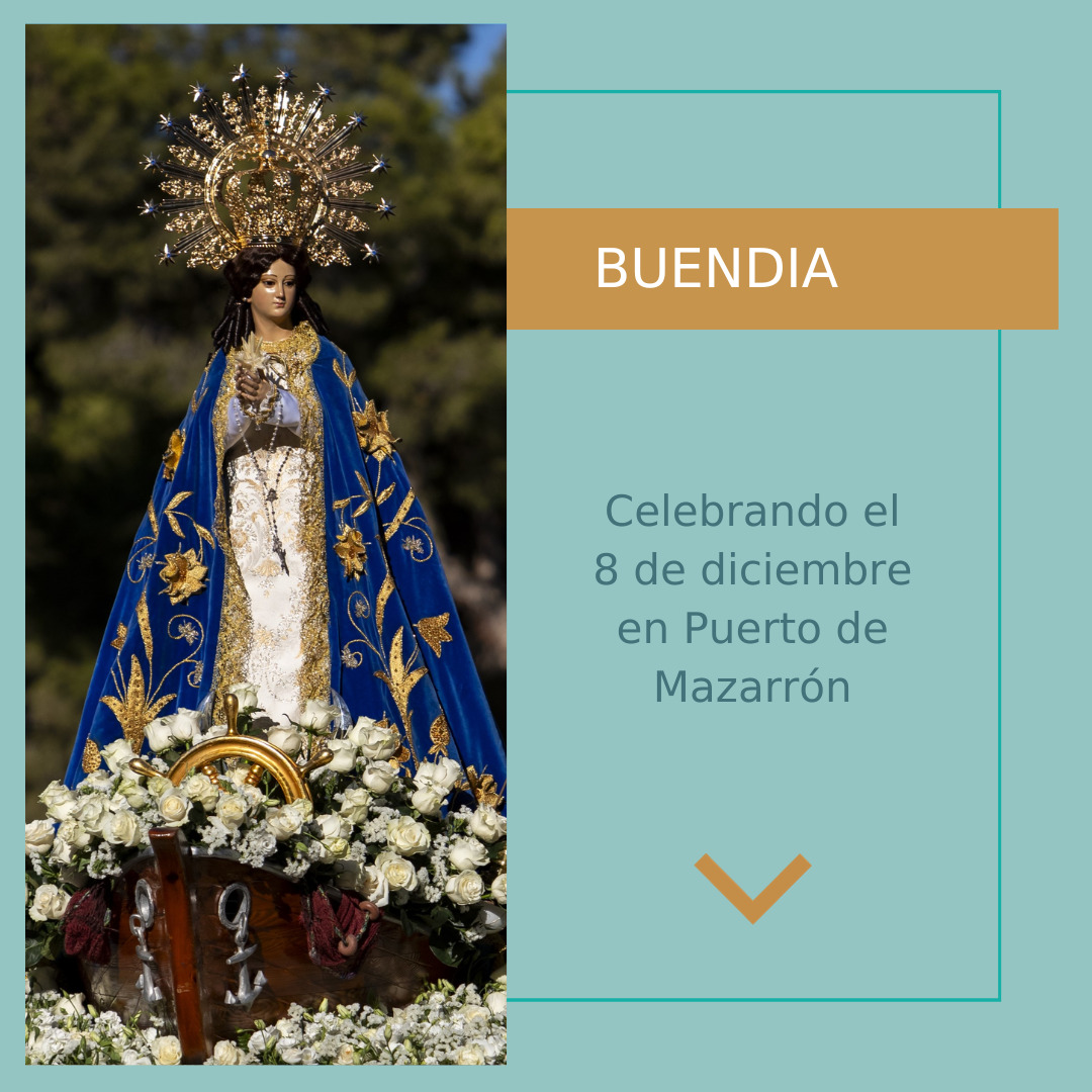 Celebrando el 8 de diciembre en Puerto de Mazarrón